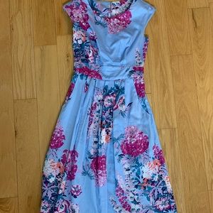 Fit and Flare Floral Dress